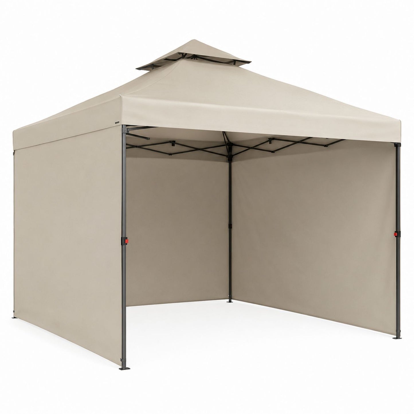 Steel Frame Pop-up Canopy Tent 3m x 3m Beige