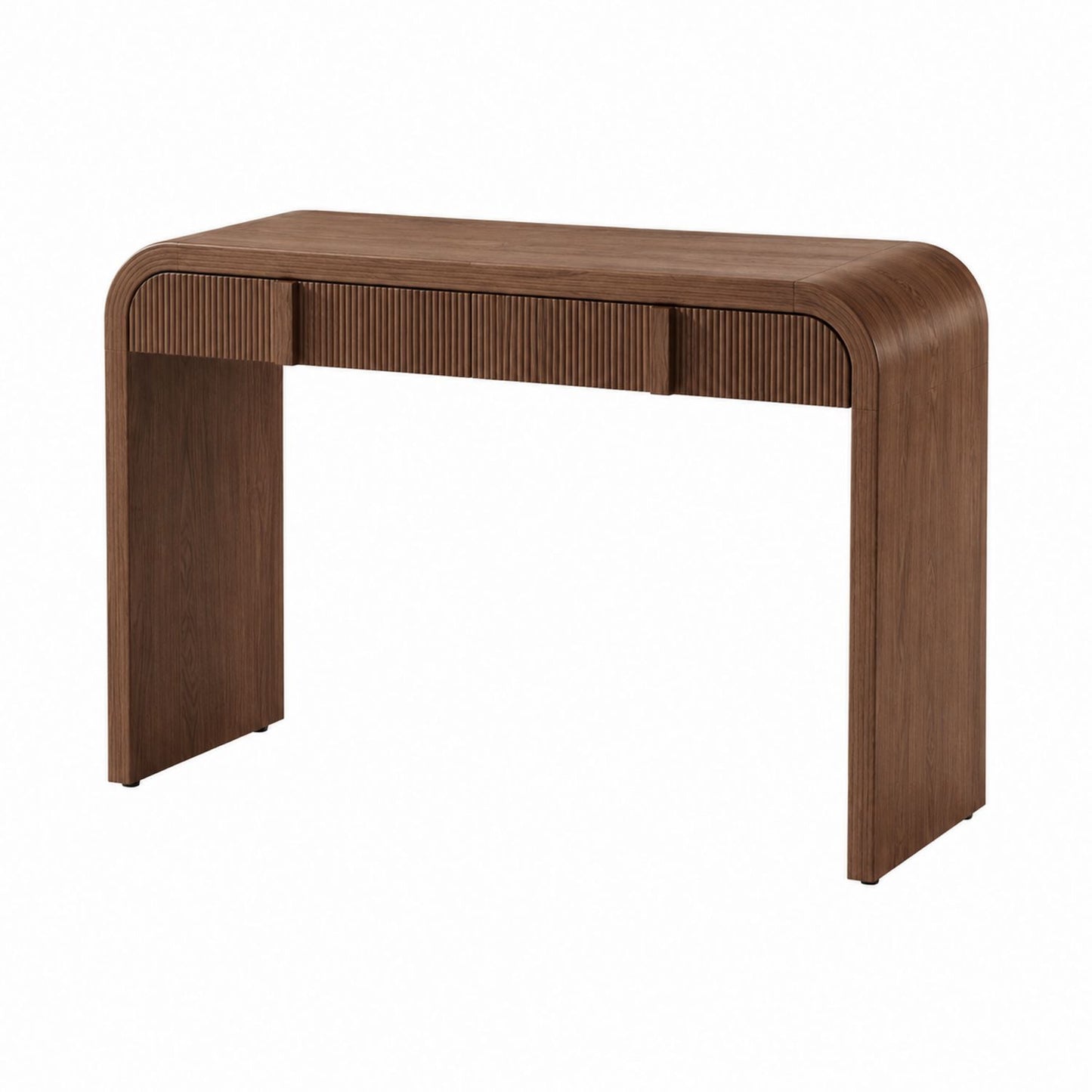 Wooden Rectangular Console Table Brown 120x40x75cm